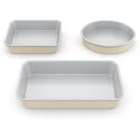 Zoha Backform mit Aluminiumkern und innovativer keramischen Antihaftbeschichtung, (3-tlg), Bis zu 290 °C hitzebeständiger Alu-Stahlkern, mühelose Reinigung