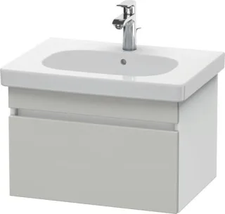 Duravit DuraStyle Waschtischunterbau wandhängend Betongrau & Weiß Matt 600x453x398 mm - DS638300718 DS638300718