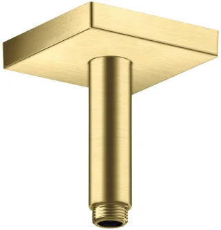 Hansgrohe Decken-Anschlussstück Axor DN15 100mm eckig, brushed brass, 26437950 26437950