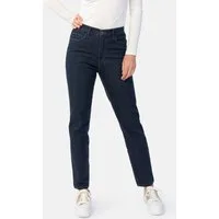 STOOKER WOMEN 5-Pocket-Jeans Nizza Denim Tapered Fit Jeans Tapered Fit Casual Clean Wash Denim Jeans für Damen