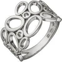 JOBO Fingerring, breit 925 Silber