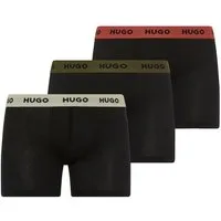 HUGO Boxer BOXERBR TRIPLE (Packung, 3-St., 3er) mit elastischem Bund