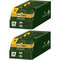 JACOBS Kaffee Pads Crema Classic 180 Getränke - 10x18 Kaffeepads Senseo kompatibel, 1180 g, (Packung, 10er Pack)