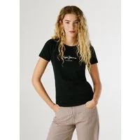 Pepe Jeans T-Shirt NEW VIRGINIA mit Logo-Print