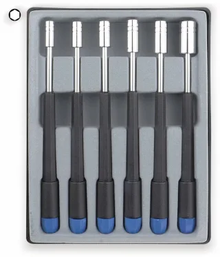 DONAU ELEKTRONIK Steckschlüssel-Satz 280-65, Sechskant, 4...8 mm, 6-teilig