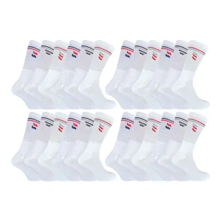 24 Paar Multipack Herren Klassische Sport Atmungsaktive Socken
