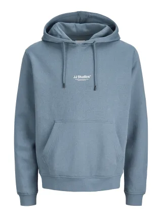 JACK&JONES - JJESOHO SWEAT HOOD NOOS Blue Mirage - Gr. - M