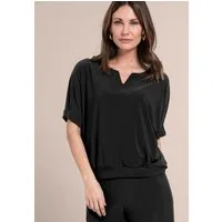 bianca Rundhalsshirt SIA aus weichem Jersey-Stoff