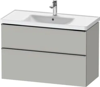 Duravit D-Neo Waschtischunterbau wandhängend Betongrau Matt 984x452x625 mm - DE4356070070000 DE4356070070000