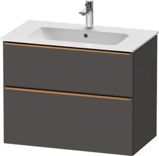 Duravit D-Neo Waschtischunterbau wandhängend Graphit Matt 810x462x625 mm - DE4362004490000 DE4362004490000