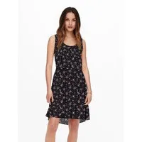 ONLY Sommerkleid ONLNOVA LIFE S/L SARA DRESS Viskose, regular fit, Rundhals