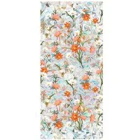 GarveeMore Fenstersticker Blumen Fensterfolie,Statisch haftendes Glasabziehbild,Nicht klebend, 43X100CM Bunte Aufkleber, abnehmbare Tür Film Fensterabdeckung Badezim