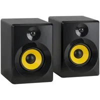 McGrey MM-550BT Multimedia Studio Monitor Paar Lautsprecher (Bluetooth 5.1, 50 W, 2.0 Regallautsprecher mit Tonregler für Höhen und Tiefen)