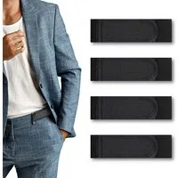 nsihing Stretchgürtel 4 Stück Gürtel Ohne Schnalle für Herren, Verstellbarer Unisex