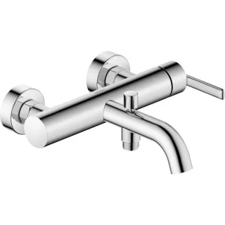 Duravit Balcoon Wannenarmatur BA5230000010 Aufputz, mit Rückflussverhinderer, Wandmontage, chrom Hochglanz