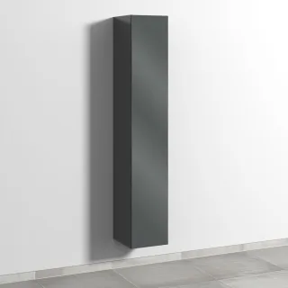 Sanipa 3way Hochschrank mit 1 Tür, Anthrazit-Glanz SF10779