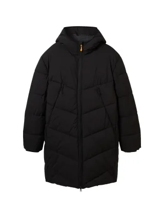 Denim Tom Tailor - Wasserabweisender Pufferparka Black - Gr. - XXL