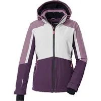 Killtec Skijacke KSW 28 WMN SKI JCKT Wasserdichte Skijacke mit Colourblock-Design und praktischen Taschen