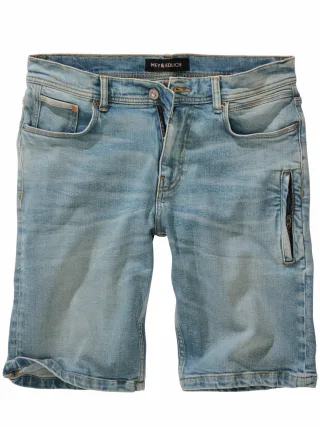 Mey & Edlich Herren Souvenir-Shorts Blau 99 % regenerative Baumwolle, 1 % Elasthan