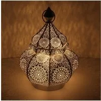 Casa Moro Bodenwindlicht Orientalische Laterne Abir Schwarz 30cm Windlicht (Marokkanischer Kerzenhalter Deko Leuchte, 1 St), originelle Geschenk Idee Ostern Muttertag LN2040