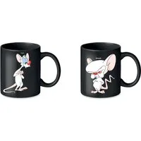 Blondie & Brownie Tasse Pinky Brain Weltherrschaft im SET Friends Paar, Keramik