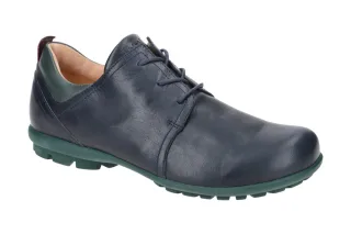 Think 769 KONG Herren Schn?r Halbschuhe - navy/kombi Echtleder Fu?bett Gummis...