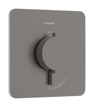 Hansgrohe Thermostat Unterputz Ecostat Comfort Q Fertigset 1 Verbraucher brushed black chrome , 33 33712340
