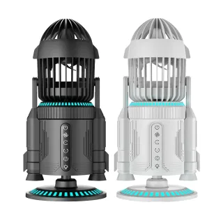 NIKOLATOY Creative Rocket Desktop Fan Ornaments Decorations Collection Science Discovery Toys