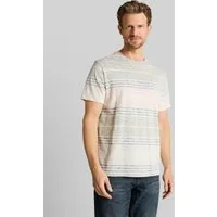 TOM TAILOR T-Shirt T-Shirt T-Shirt mit Inside-Out Streifenmuster