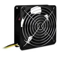 Fan SWFAN 120mm/230V, Luftkühler schwarz, für Server- und Wandschränke mit 230-Volt-Anschluss, 120 mm