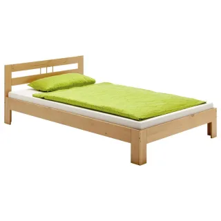 Idimex Massivholzbett, Buche, Holz, Kiefer, Vintage, 1-Sitzer, 90x200 cm, FSC Mix, Schlafzimmer, Betten