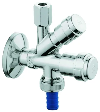 GROHE WAS-Kombieckventil 41070 Design-Gr. DN10 mit RV chrom 41070000