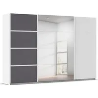 OTTO home Kleiderschrank Mehrzweckschrank Aktenschrank Möbel Mietswohnung Schlafzimmer AVOLA (3 verschiedene Ausstattungen BASIC/CLASSIC/PREMIUM (inkl. SOFT-CLOSE) mit eleganten Zierleisten in Chrom, Schwarz oder Weiß MADE IN GERMANY