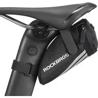 ROCKBROS Fahrradtasche Fahrrad Satteltasche (für MTB Rennrad Faltrad, mit Befestigungsriemen/mit Halterung), wasserdicht