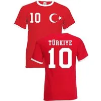 Youth Designz T-Shirt Türkei Herren T-Shirt im Fußball Trikot Look mit trendigem Motiv