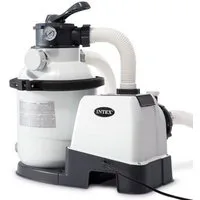 Intex Sandfilteranlage Für Swimming Pools "Krystal Clear SF90220-1", für Pools mit ca. 29.100 l Wasserinhalt, Pumpenleistung von 4.500 l/h