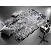 OCI DIE TEPPICHMARKE Teppich JUWEL LIRAY, auch als Läufer und in Rund, rechteckig, Höhe: 20 mm, Kurzflor, Wohnzimmer, Marmor Optik, Hoch Tief Effekt, dichte Qualität