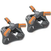 Brandson Kreisregner Garten Sprinkler, 360° Rasensprenger, 3 Arm Rasensnsprikler rotierend, 21 cm lang, (2-St), Sprenger Bewässerungssystem, Bewässerungsanlagen, Gardena kompatibel