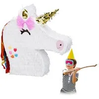 relaxdays Papierdekoration Pinata Einhorn