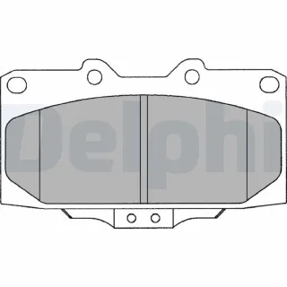 Delphi Bremsbel?ge vorne Nissan 200sx Skyline Subaru Impreza