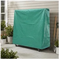 Casativo Abdeckhaube Abdeckplane für Tischtennisplatte Schutzhülle reißfest 185x160x70 cm, Wetterfest, UV-beständig, universell passend für Tischtennisplatte