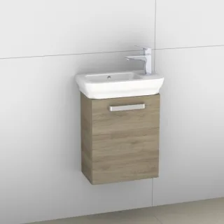 Artiqua 412 Waschtischunterschrank für Softmood T0551, Sanremo Eiche quer NB, 412-WUT-I37-L-7144-428 412-WUT-I37-L-7144-428