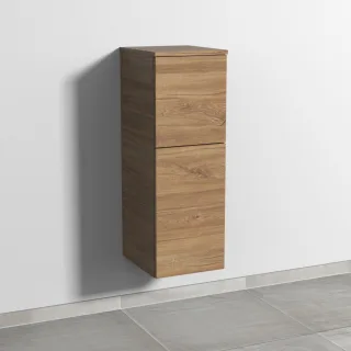 Sanipa 3way Mittelschrank mit 1 Tür und 1 Auszug, Eiche-Kansas, SM12559 SM12559