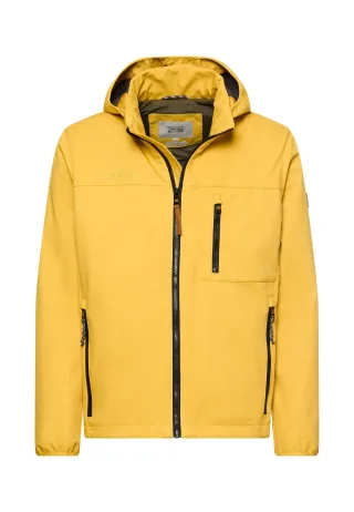 camel active - Softshelljacke mit abnehmbarer Kapuze sun yellow - Gr. - 58