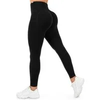 Smilodox Leggings Timea Sporthose Damen, Scrunch, Shaped Fit, High Waist, Gym Scrunch Naht, Rippstruktur, Shaped Fit, hoher Bund, Stretch