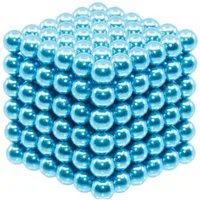 FurniSafe FurniSafe Neocube 5 mm Magnetkugeln hellblau Set mit 216 Kugeln Magnetspielbausteine