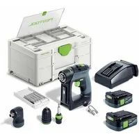 FESTOOL Akku-Bohrschrauber Festool Akku-Bohrschrauber CXS 12 2,5-Set