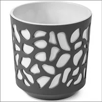 KONZEPT Blumentopf großer Übertopf aus Kunststoff für Zimmerpflanzen (1 St., 19 oder 25 cm im Durchmesser), ideal für Wohnzimmer, Küche und Balkon
