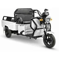 Volta E-Motorroller Volta APT4 Kompakt Lasten-Dreirad Elektro Lastenrad klappbare Pritsche, 1000 W, 25 km/h, Reichweite ca. 40km, Zuladung 215kg, L2e-P mit COC Silber, Rot, Weiß