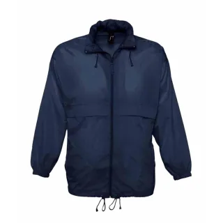 SOLS Unisex Surf Windbreaker Leichtgewichtige Jacke (Marine)